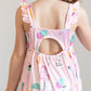 Girls Mila & Rose What's the Scoop Ruffle Maxi Dress