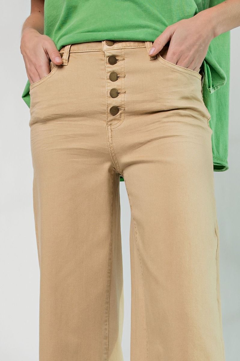 Gap Button Fly Linen Pants